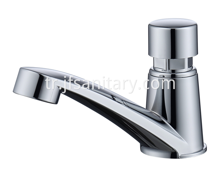 Deck Mounted Plastic Basin Faucet Knob Style